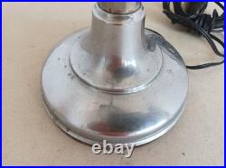Ancienne Lampe de Bureau Pirouett Chromée, Art déco Fourmi