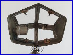 Ancienne Lampe de Bureau Pirouett Chromée, Art déco Fourmi