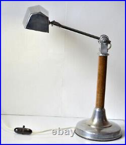 Ancienne Lampe de bureau Pirouett Art Déco Design 1930