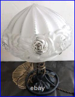 Ancienne et jolie lampe champignon art déco