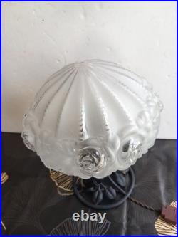 Ancienne et jolie lampe champignon art déco
