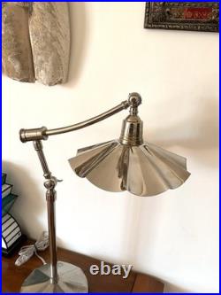 Ancienne lampe Art déco Articulée Chromée