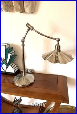 Ancienne lampe Art déco Articulée Chromée