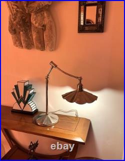 Ancienne lampe Art déco Articulée Chromée