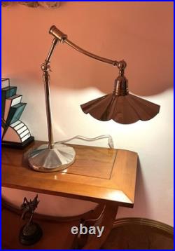Ancienne lampe Art déco Articulée Chromée