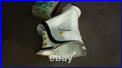 Ancienne lampe PIERROT ART DECO en porcelaine de Limoges signé ELTE à compléter