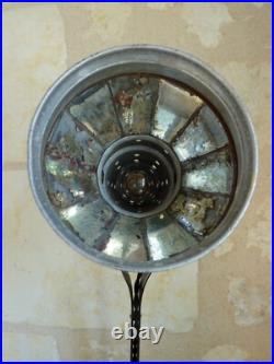 Ancienne lampe à réflecteur miroirs, NIAM Art Déco. Epoque GRAS, JIELDE, atelier