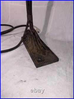 Ancienne lampe art déco Niam collection Luminaire Banquier Notaire