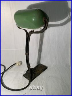 Ancienne lampe art déco Niam collection Luminaire Banquier Notaire