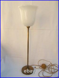 Ancienne lampe art déco en bronze ou laiton
