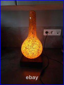 Ancienne lampe d'ambiance en mosaique vintage art deco