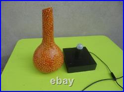 Ancienne lampe d'ambiance en mosaique vintage art deco