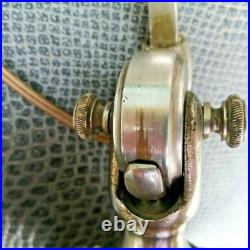 Ancienne lampe de bureau pied en fonte art-déco début 20 ème