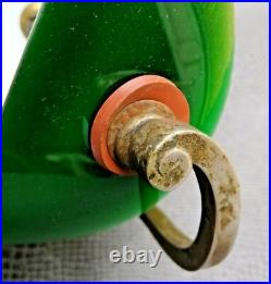 Ancienne lampe de bureau pied en fonte art-déco début 20 ème