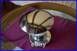 Ancienne lampe de table tchèque ART DECO des années 1940 marquée Napako