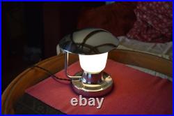 Ancienne lampe de table tchèque ART DECO des années 1940 marquée Napako