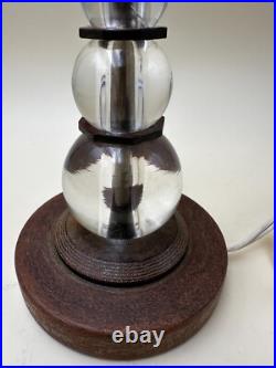 Ancienne lampe époque Art Déco Henri Morand Adnet