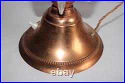 Ancienne lampe veilleuse Art Déco par Jean Gauthier EZAN, hauteur 26 cm