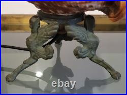 Ancienne lampe veilleuse en coquillage