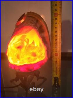 Ancienne lampe veilleuse en coquillage