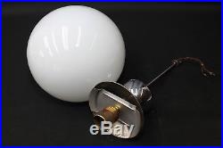 Antique lampe verre art déco Bauhaus Plafonnier à suspension à boule