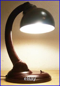 Art Deco Ancienne Grande Lampe De Table Bakelite Dell Bauhaus 11126 Bordeaux