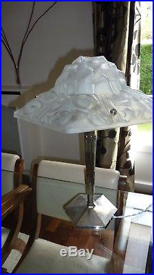 Art Deco Grande Lampe de Table