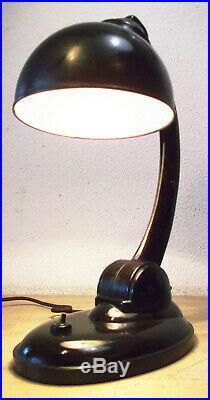 Art Deco Lampe Bakelite Bauhaus E K Cole 11126 Bordeaux Superbe Condition