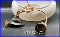 Art Déco Plafonnier Blanc Bleu Lampe à Suspension Mid Century Design 34 CM Im DM