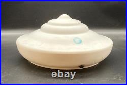 Art Déco Plafonnier Blanc Bleu Lampe à Suspension Mid Century Design 34 CM Im DM