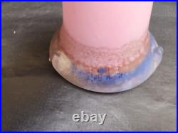 Art de France lot 3 tulipes lustre lampe art deco pâte de verre marmoréen TBE