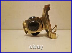 Art déco Pied de lampe en bronze et cabochons de velle soufflé et bullé 1920