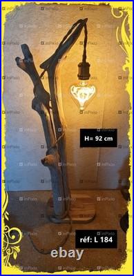 Art déco lampe bois flotté