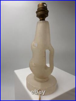 Atypique lampe en albâtre époque Art déco