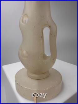 Atypique lampe en albâtre époque Art déco