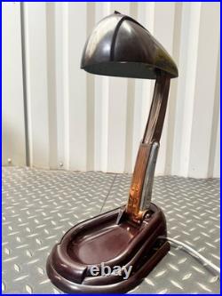 Authenthique Lampe JUMO Bolide en bakélite Art Déco / Streamline 1940