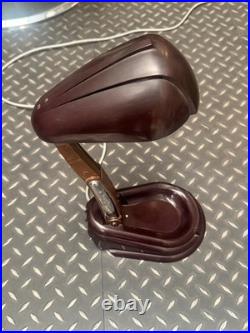 Authenthique Lampe JUMO Bolide en bakélite Art Déco / Streamline 1940