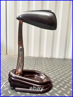 Authenthique Lampe JUMO Bolide en bakélite Art Déco / Streamline 1940