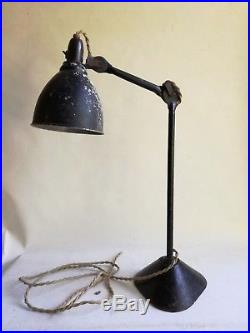Authentique Lampe Gras Ravel 205 Art Déco Design Industriel Vintage Table Lamp