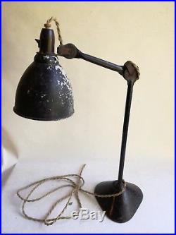 Authentique Lampe Gras Ravel 205 Art Déco Design Industriel Vintage Table Lamp