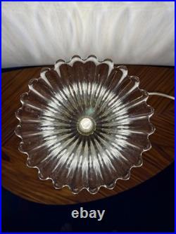 BAROVIER & TOSO Rare Lampe Art Déco Sabre en Verre de Murano Italie 1940