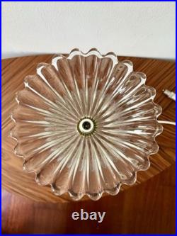 BAROVIER & TOSO Rare Lampe Art Déco Sabre en Verre de Murano Italie 1940