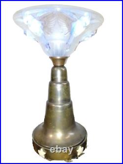 BORIS LACROIX LAMPE ART DECO signee pied design MITIS