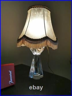 Baccarat Lampe Vers 1960 Cristal Estampille BACCARAT Eclairage Lumiere Baccarat