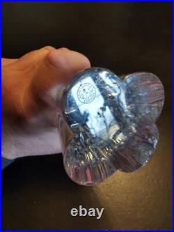 Baccarat Lampe Vers 1960 Cristal Estampille BACCARAT Eclairage Lumiere Baccarat