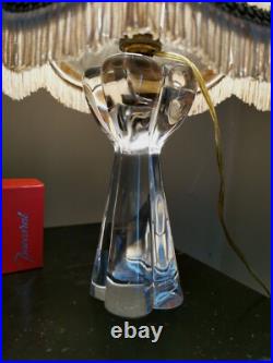 Baccarat Lampe Vers 1960 Cristal Estampille BACCARAT Eclairage Lumiere Baccarat