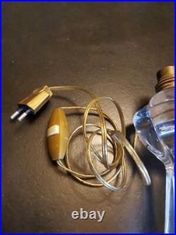 Baccarat Lampe Vers 1960 Cristal Estampille BACCARAT Eclairage Lumiere Baccarat