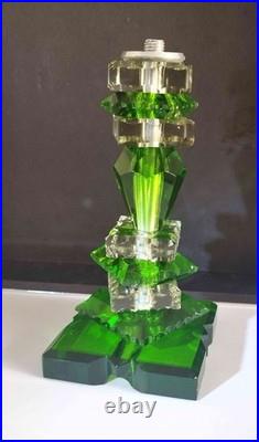 Baccarat crystal -Art deco 1930s -lampe de table