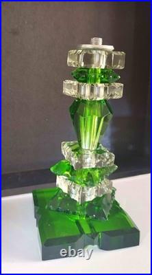 Baccarat crystal -Art deco 1930s -lampe de table