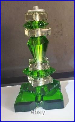 Baccarat crystal -Art deco 1930s -lampe de table